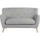 Skandi Grey Fabric 2 Seater Sofa